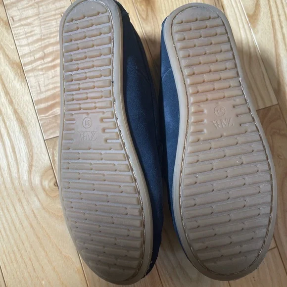 Zara navy suede loafers - Picture 4 of 4